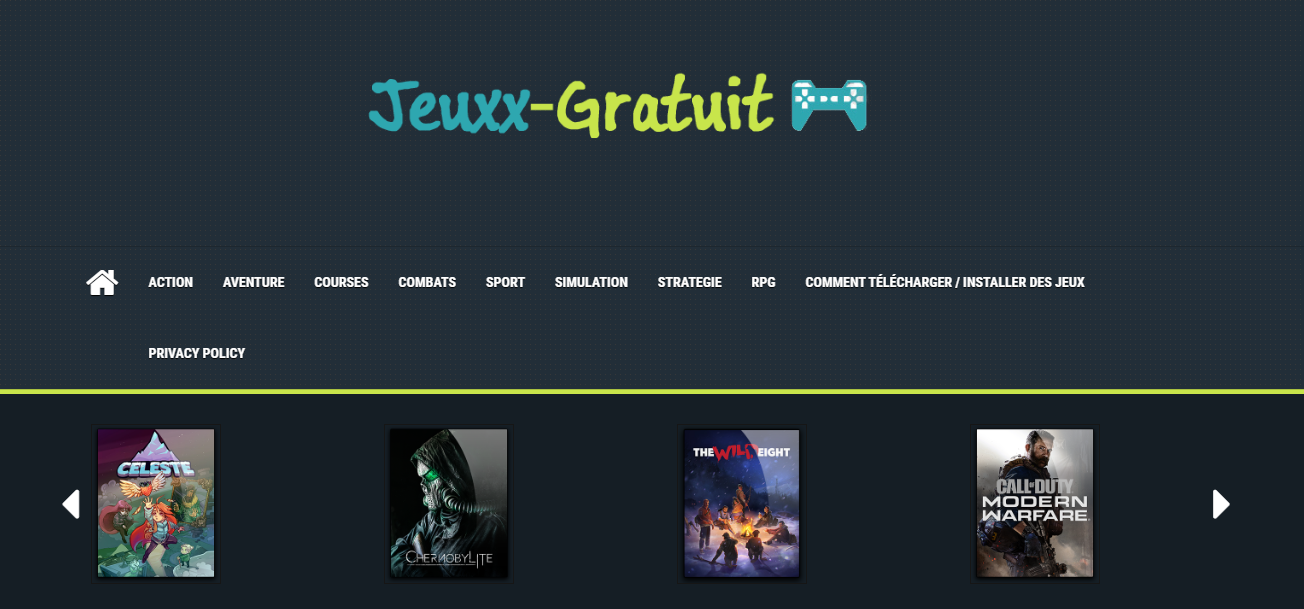 Jeuxx-gratuit.fr, site de jeux PC à télécharger, Téléchargement de jeux PC, Jeux PC complets gratuits 2020